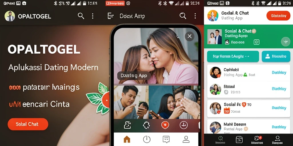 Tampilan antarmuka pengguna aplikasi OPALTOGEL yang menarik dan modern.